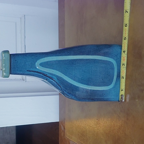 Gallant 1961 signed Vintage Blue Pottey Vase - Picture 5 of 7